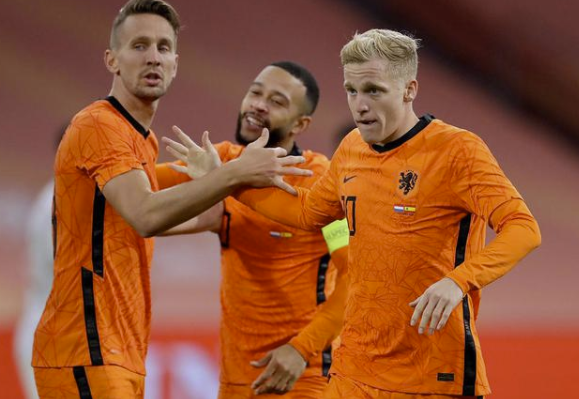友谊赛-卡纳莱斯破门范德贝克扳平 荷兰1-1西班牙