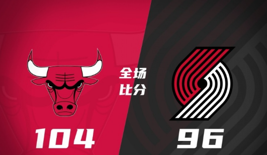 NBA-公牛104-96战胜开拓者，格兰特空砍24分